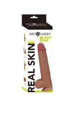 Real Skin 8" Dual Layer Dildo - Light by Viben from LoveMart Co.
