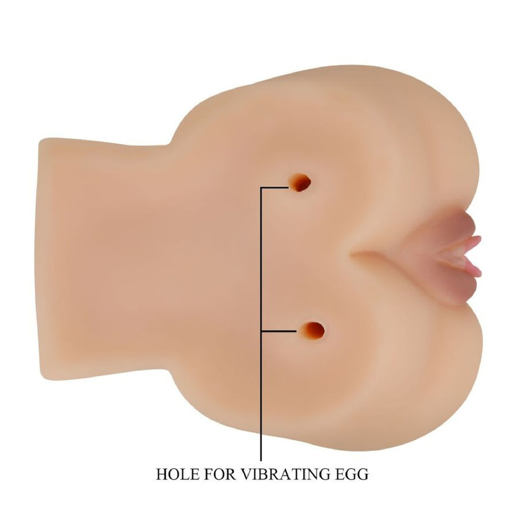 Kylie Realistic Vagina and Ass Vibrator - Light by Pretty Love from LoveMart Co.