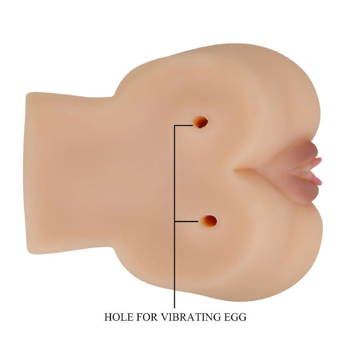 Kylie Realistic Vagina and Ass Vibrator - Light by Pretty Love from LoveMart Co.