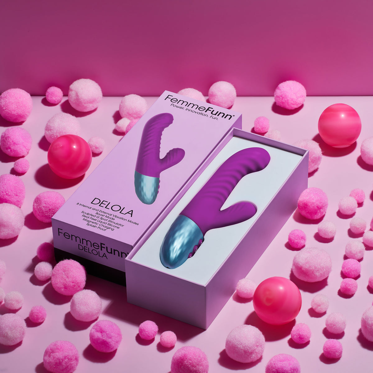 Delola Liquid Silicone Rabbit by Femme Funn from LoveMart Co.