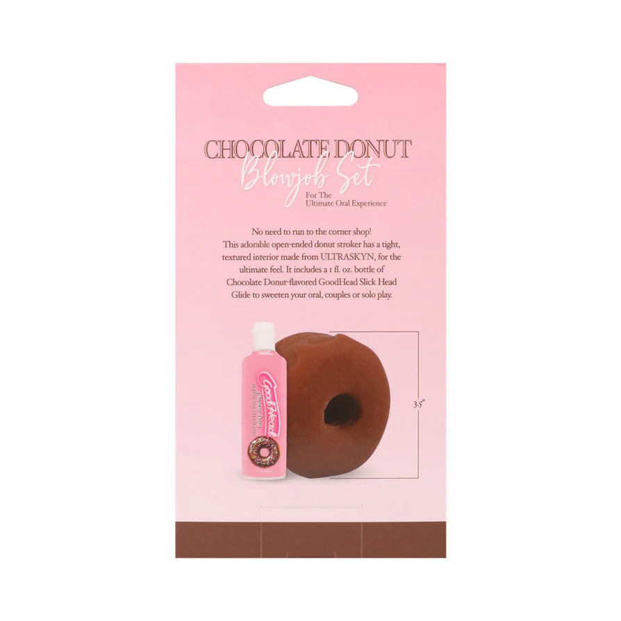 Goodhead - Chocolate Donut Blowjob Set by Doc Johnson from LoveMart Co.