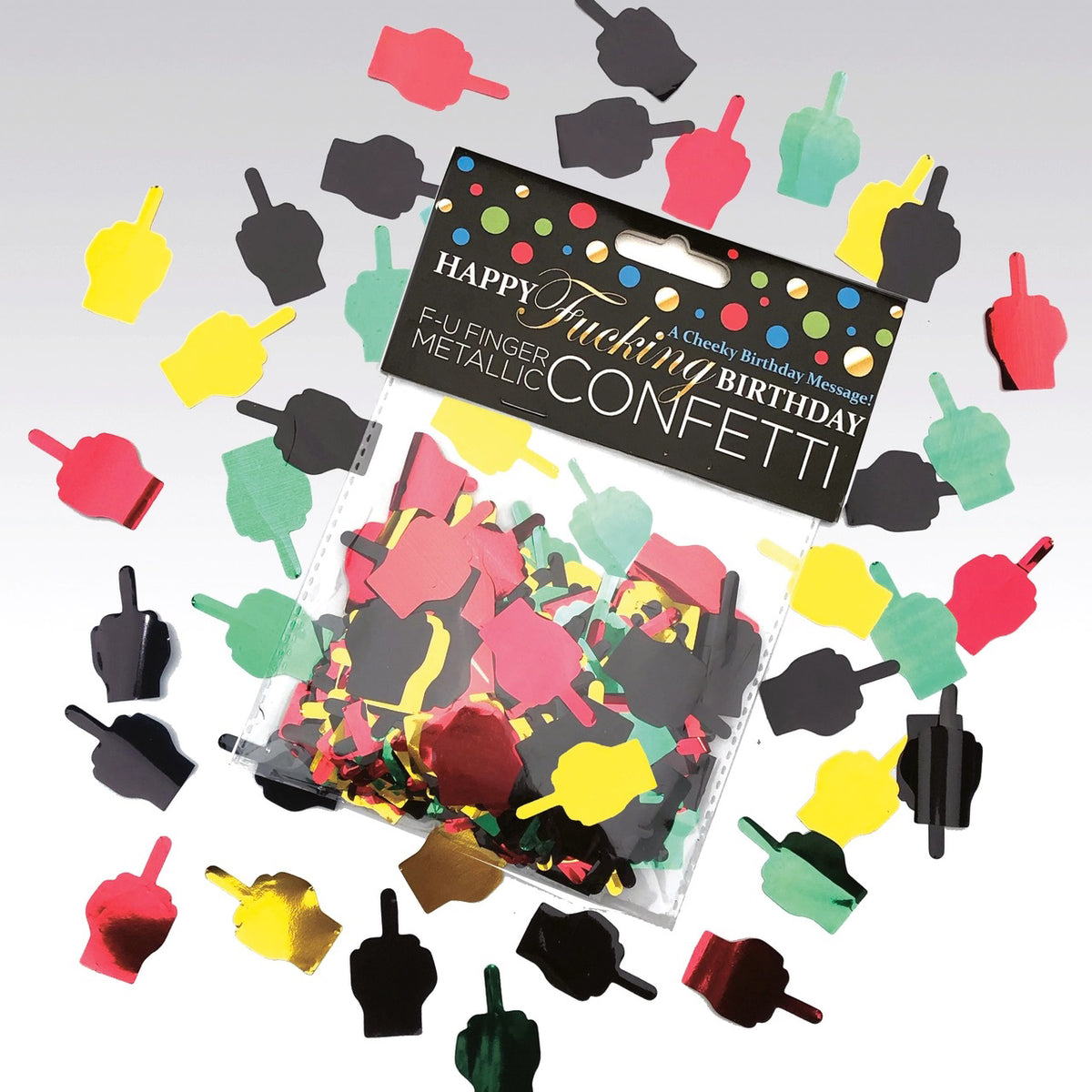 Happy Fucking Birthday Confetti by Little Genie from LoveMart Co.