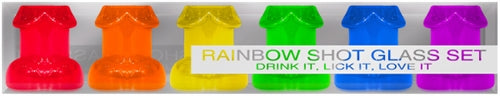 Rainbow Shot Glass Set by Kheper Games from LoveMart Co.
