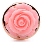 Pink Rose Anal Plug - Small by XR Brands from LoveMart Co.