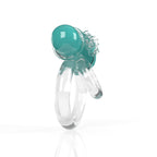 Screaming O 4t - Double O 6 Super Powered Vibrating Double Ring - Kiwi by Screaming O from LoveMart Co.
