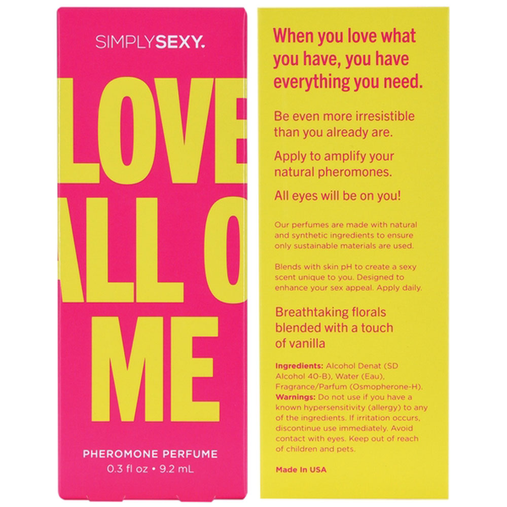 Simply Sexy Pheromone Perfume Love All of Me 0.3 Oz by Classic Brands from LoveMart Co.