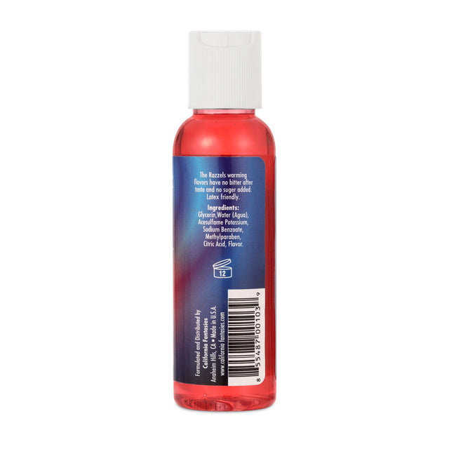 Razzels Warming Lubricant - Wild Watermelon - 4 Oz. Bottle by California Fantasies from LoveMart Co.