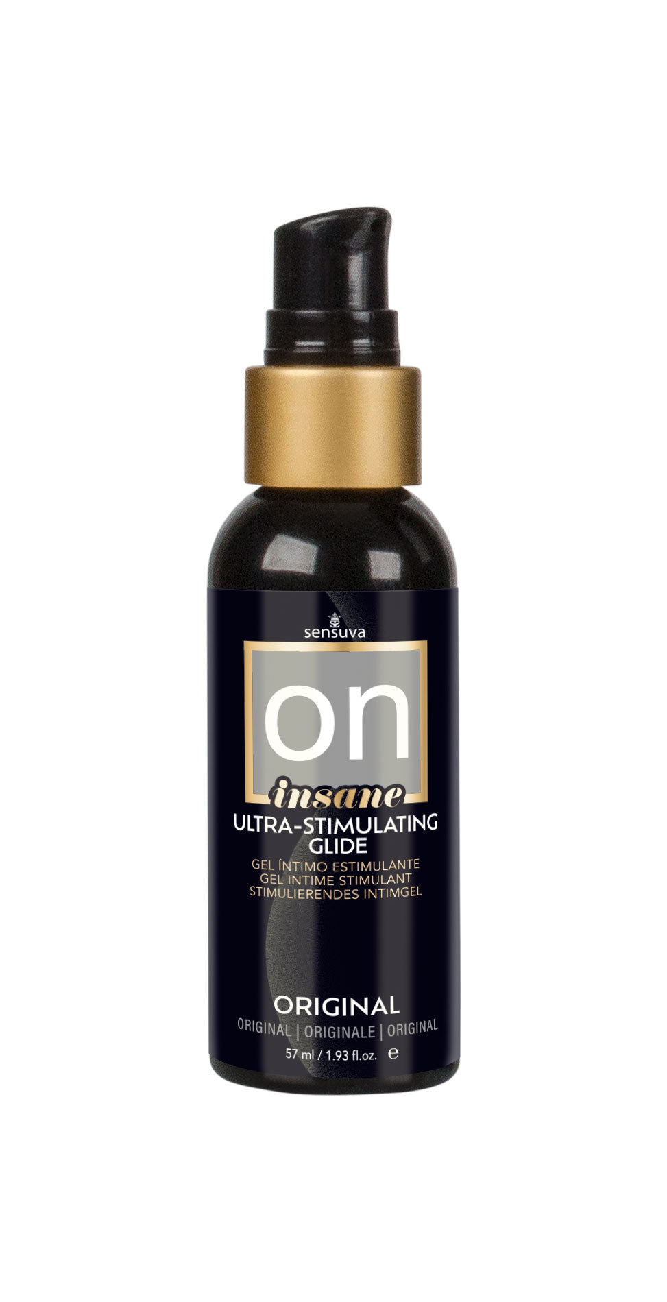 On Insane Ultra-Stimulating Glide Original Unflavored 2oz 57ml Bottle by Sensuva from LoveMart Co.