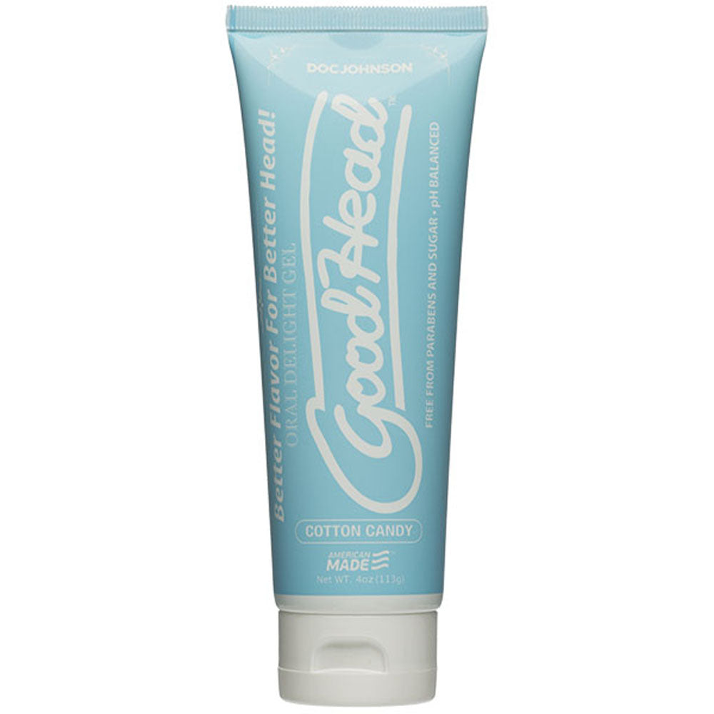 Goodhead - Oral Delight Gel - 4 Oz Tube - Cotton Candy by Doc Johnson from LoveMart Co.