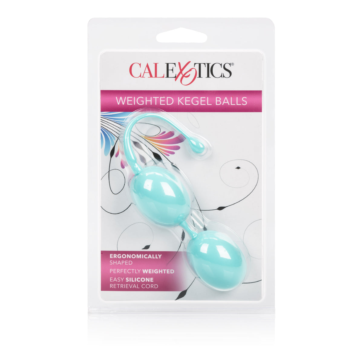 Weighted Kegel Balls - Teal by CalExotics from LoveMart Co.