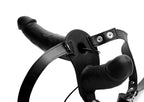 Power Pegger Silicone Vibrating Double Dildo With Harness by XR Brands from LoveMart Co.
