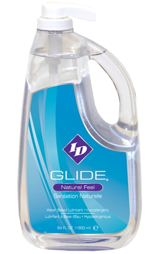 ID Glide Pump Bottle 64 Fl Oz by ID - Lubricants from LoveMart Co.