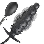 Ass Puffer Nubbed Inflatable Silicone Anal Plug by XR Brands from LoveMart Co.