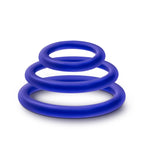 Performance - Vs4 Pure Premium Silicone Cockring Set - Indigo by Blush from LoveMart Co.
