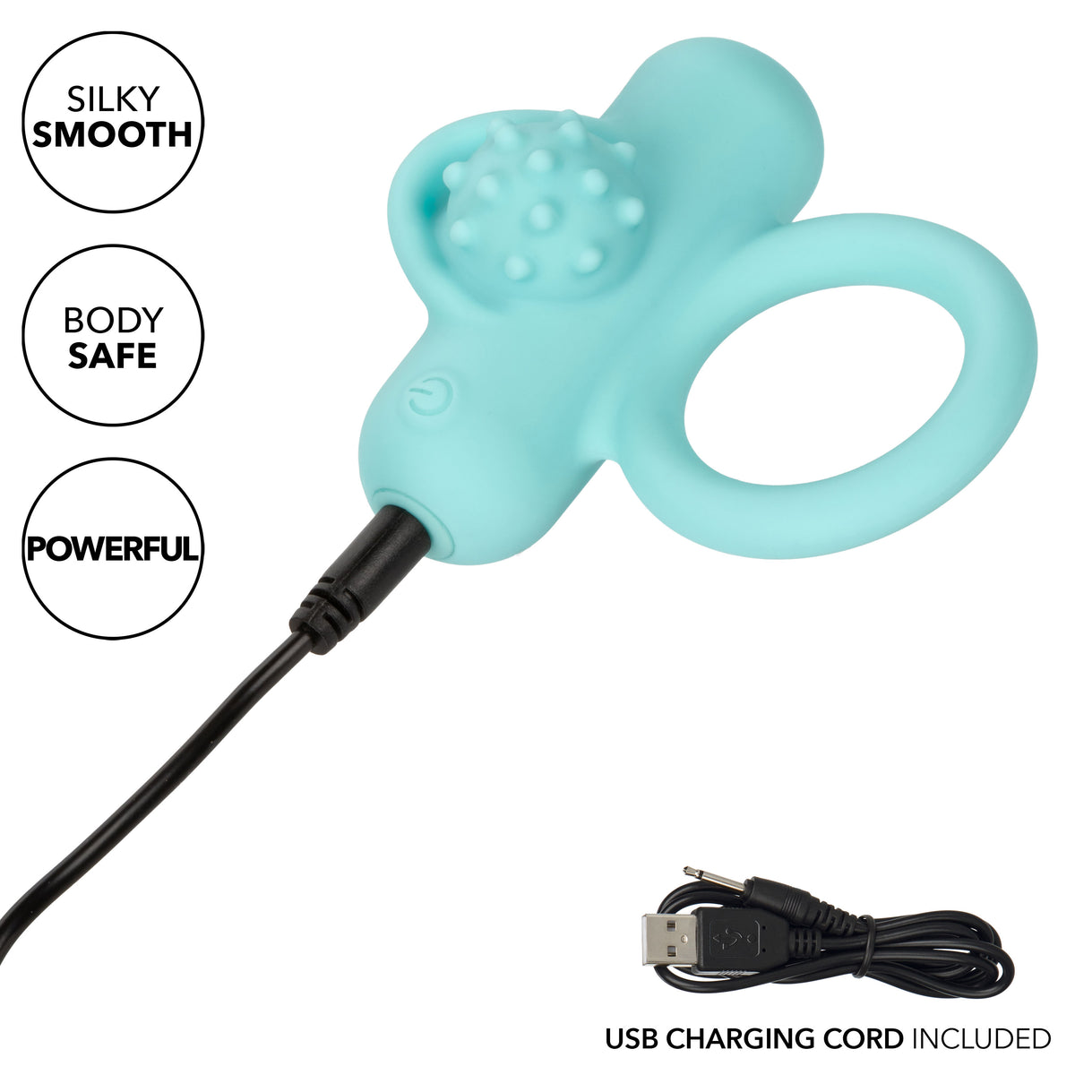 Silicone Rechargeable Nubby Lover's Delight by CalExotics from LoveMart Co.