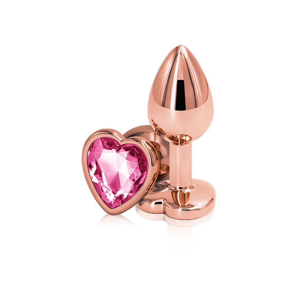 Rear Assets - Rose Gold Heart - Small by nsnovelties from LoveMart Co.