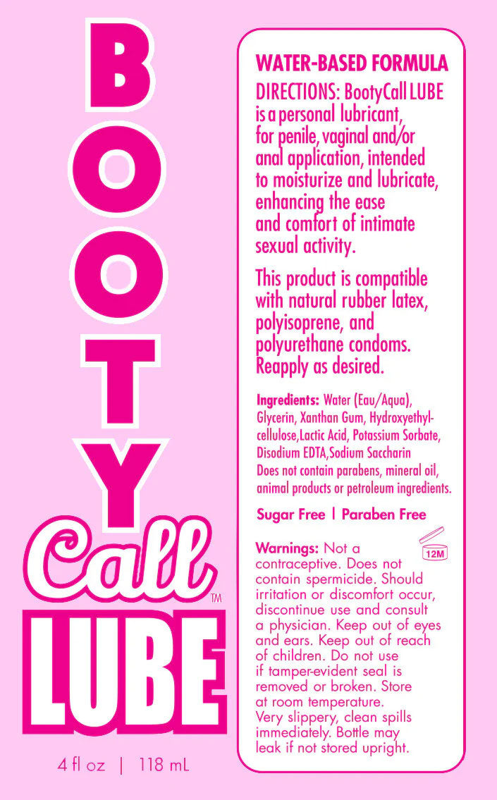 Booty Call Lube Duo 4 Oz by Little Genie from LoveMart Co.
