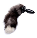 Grey Fox Tail Anal Plug by XR Brands from LoveMart Co.