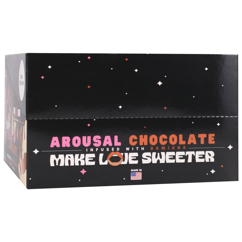 Happy Chocha (Hers) Chocolate - 12 Pack Display by Doc Johnson from LoveMart Co.