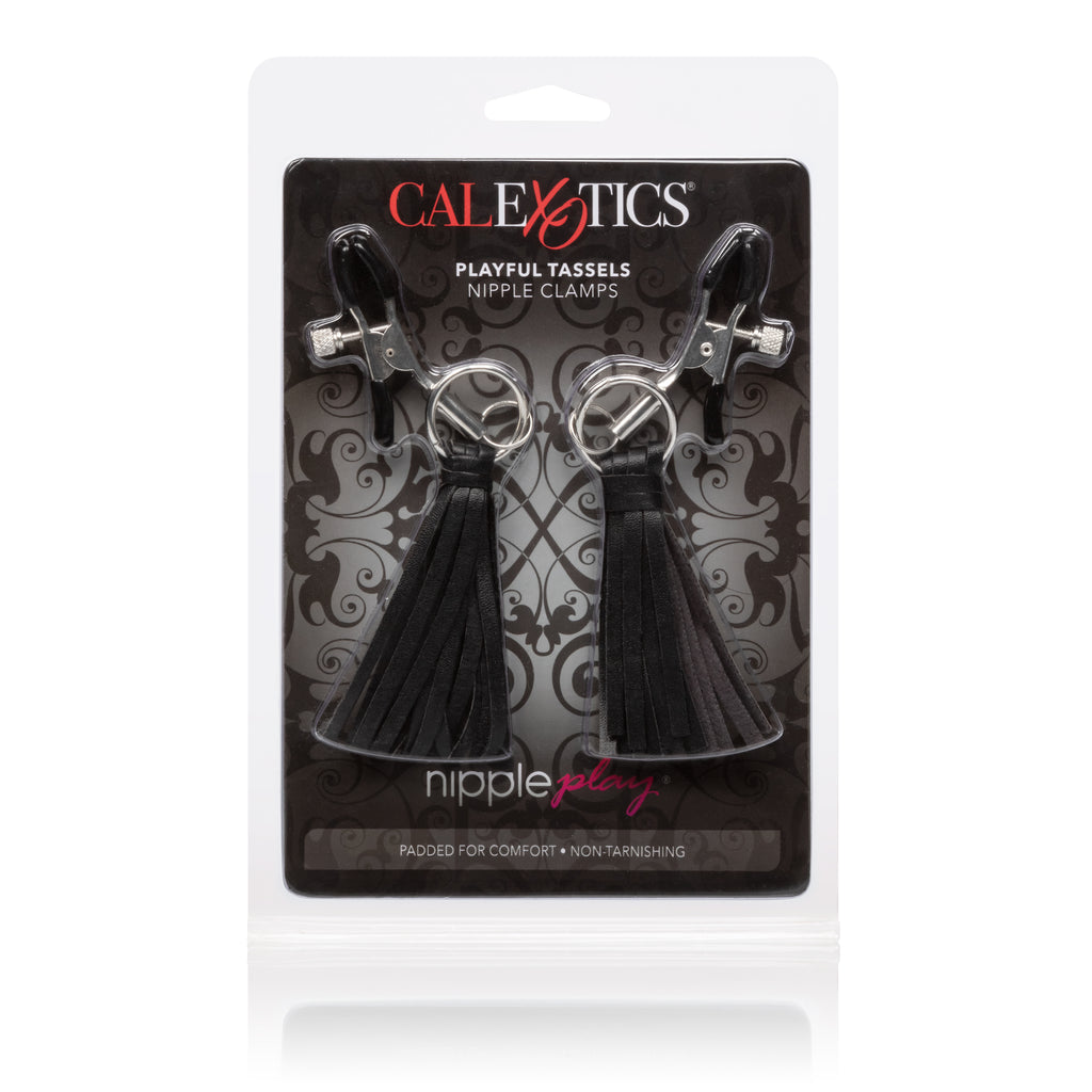Nipple Play Playful Tassels Nipple Clamps by CalExotics from LoveMart Co.