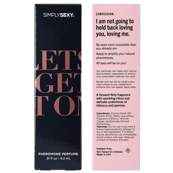 Simply Sexy Lets Get It on - Pheromone Perfume - .31oz | 9.2ml by Classic Brands from LoveMart Co.