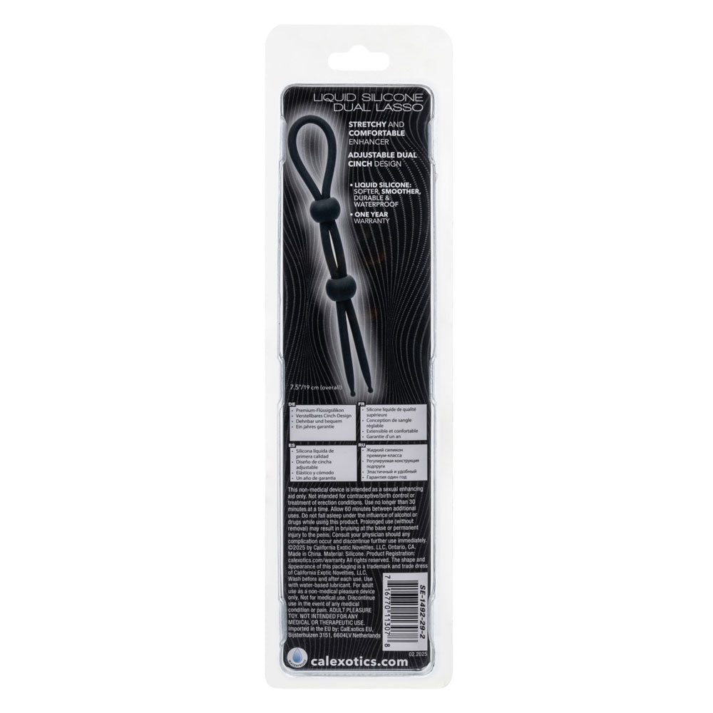 Alpha Liquid Silicone Dual Lasso by CalExotics from LoveMart Co.