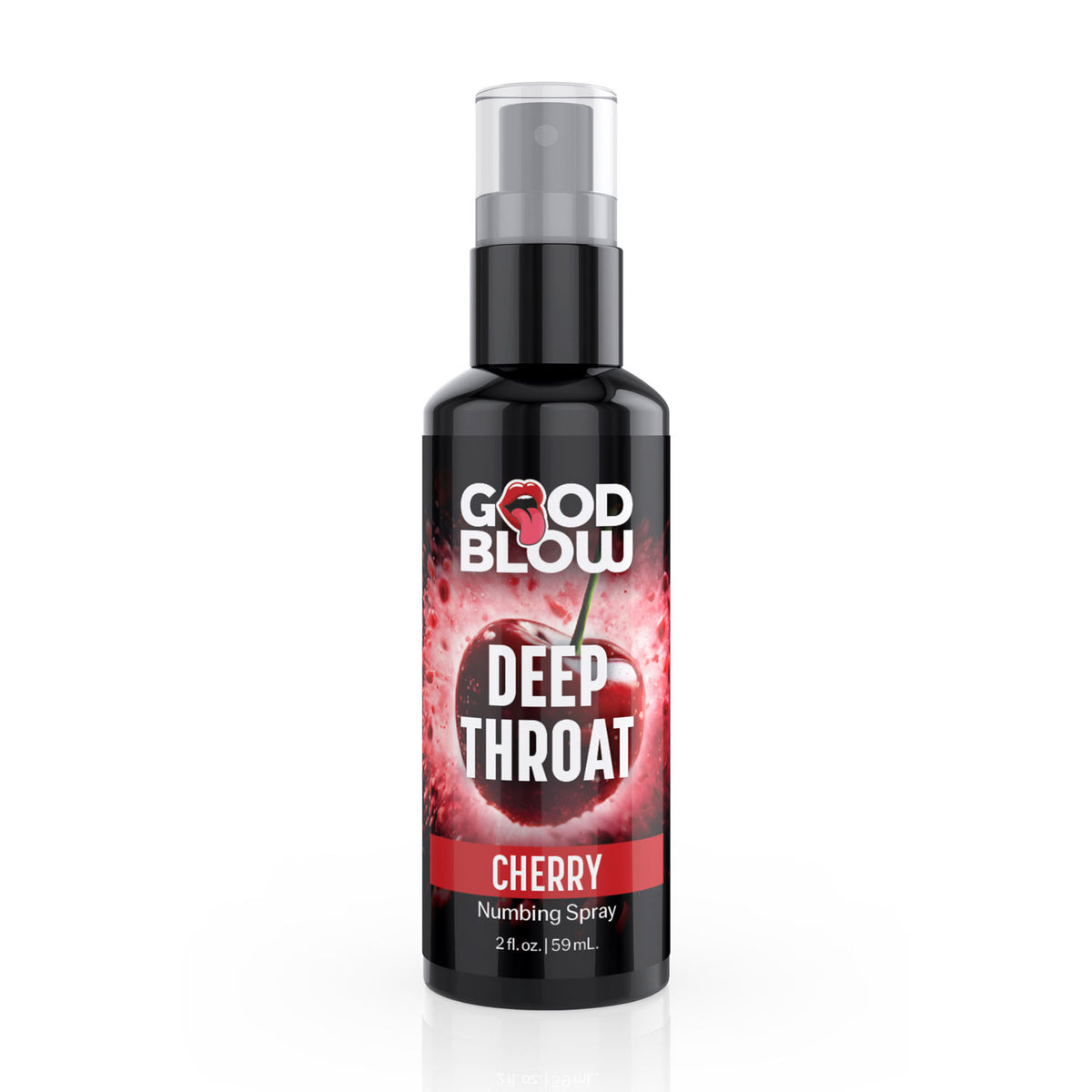 Deep Throat Spray 1oz - Cherry by XR Brands from LoveMart Co.