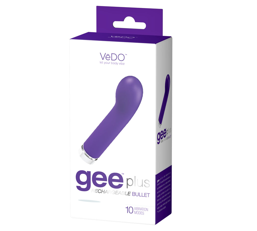 Gee Plus Rechargeable Mini Vibe - Into You Indigo by VeDO from LoveMart Co.