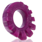 Cock-Lug Lugged Cockring - Plum by Oxballs from LoveMart Co.