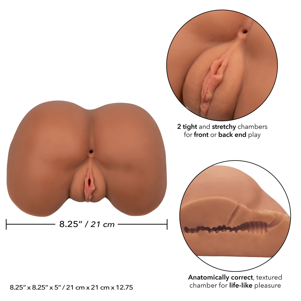 Stroke It Life-Size Ass by CalExotics from LoveMart Co.