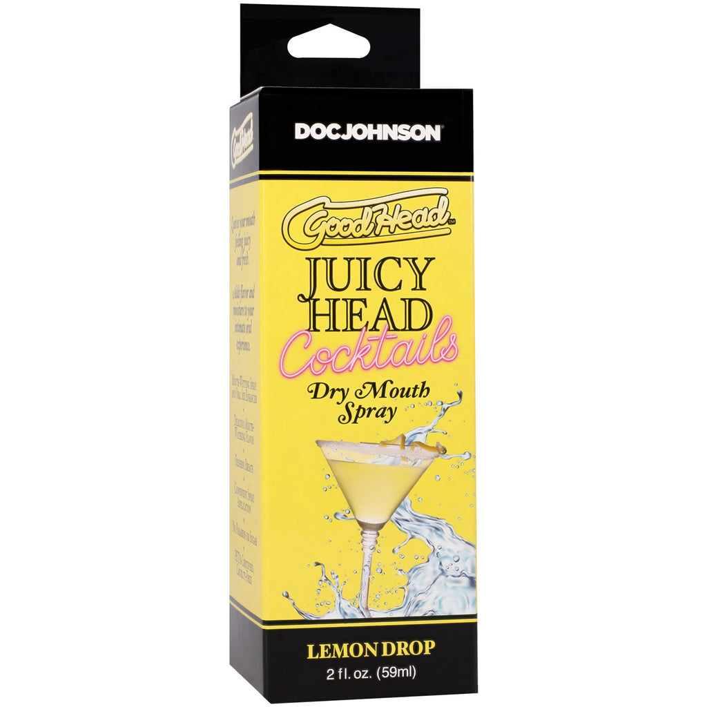 Goodhead - Juicy Head - Cocktails Dry Mouth Spray Lemon Drop - 2oz by Doc Johnson from LoveMart Co.