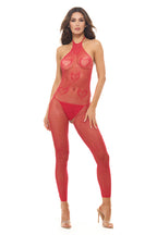 Love Stroke Stones Heart Bodystocking and G-String - Os by Rene Rofe from LoveMart Co.