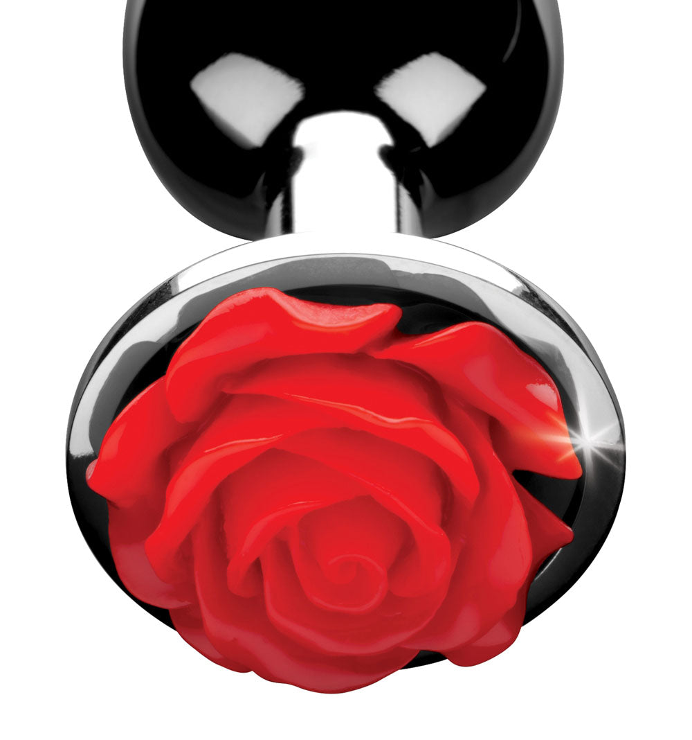 Rose Anal Plug - Small by XR Brands from LoveMart Co.