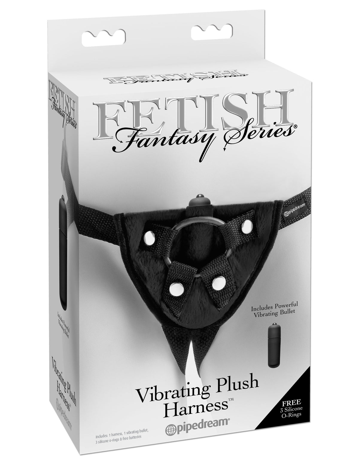 Fetish Fantasy Series Vibrating Plush Harness by Pipedream from LoveMart Co.