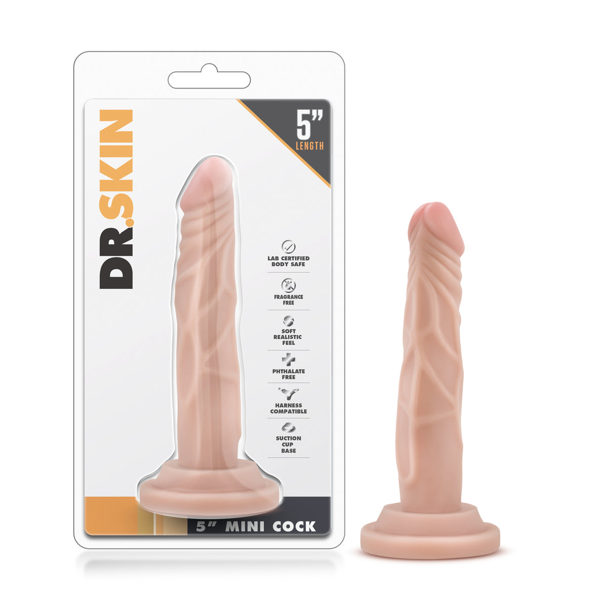 Dr. Skin - 5 Inch Mini Cock - Vanilla by Blush from LoveMart Co.