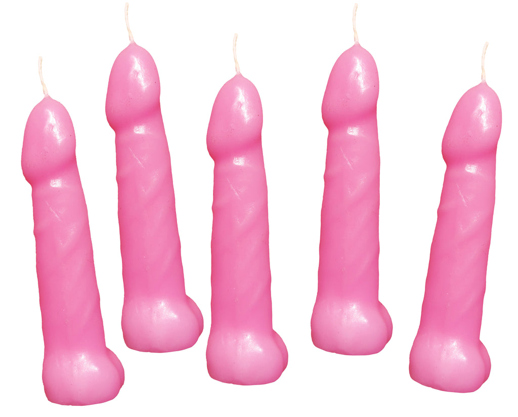 Bachelorette Pecker Party Candles 5pk by Hott Products from LoveMart Co.