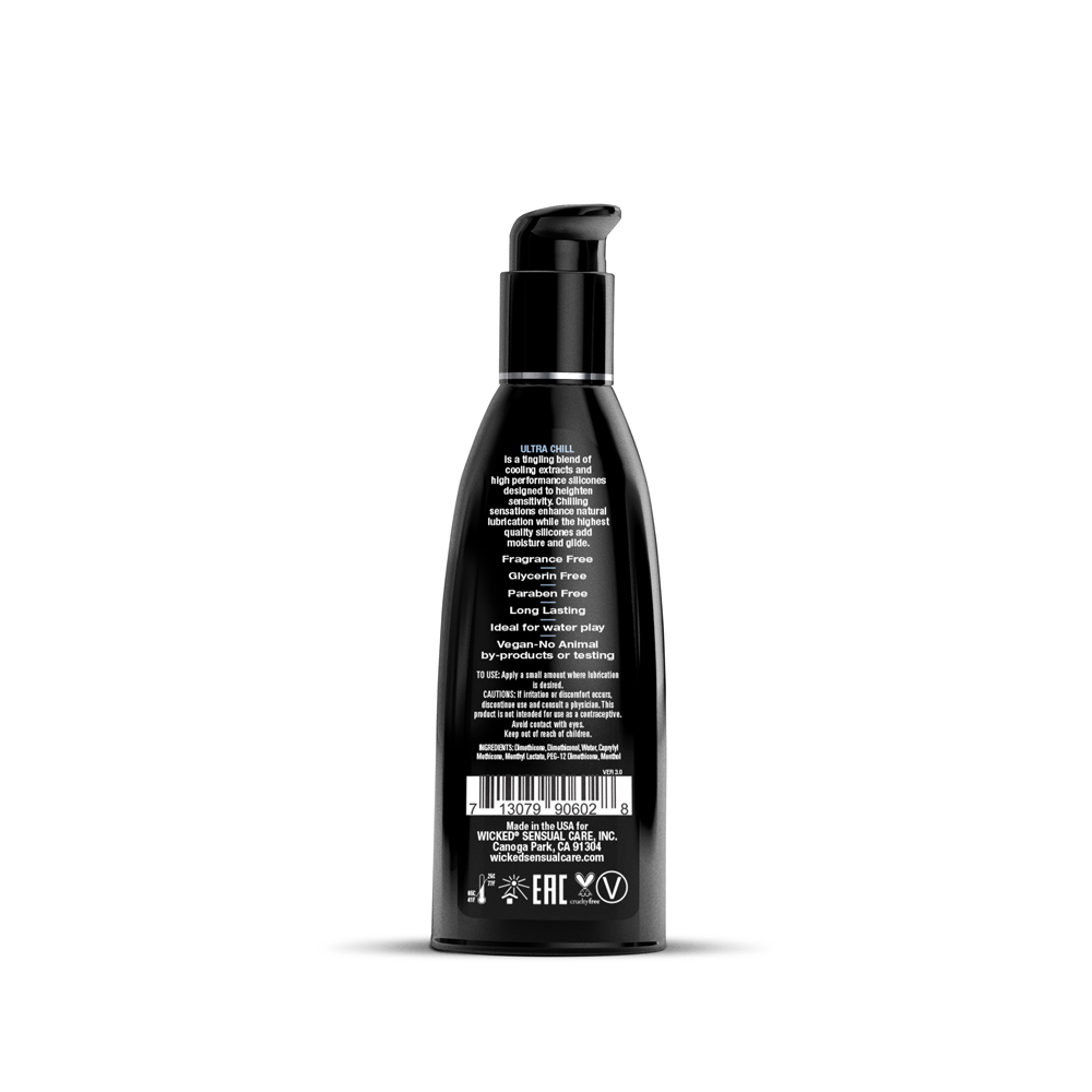 Ultra Chill Lubricant - 2 Fl. Oz. by Wicked Sensual Care from LoveMart Co.