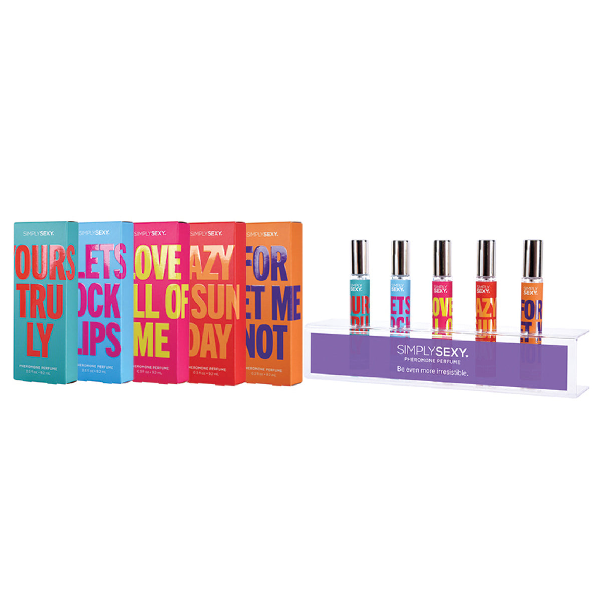 Simply Sexy Acrylic Cube Display With Tester 36 Pcs by Classic Brands from LoveMart Co.