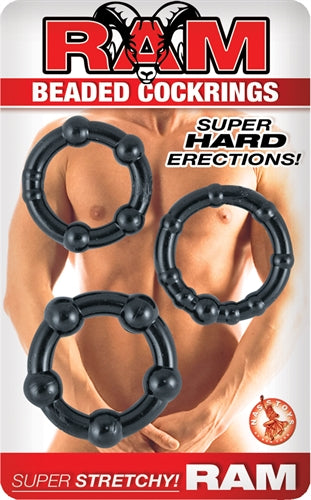 Ram Beaded Cockrings by Nasstoys from LoveMart Co.