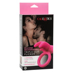 Silicone Rechargeable Triple Clit Flicker by CalExotics from LoveMart Co.