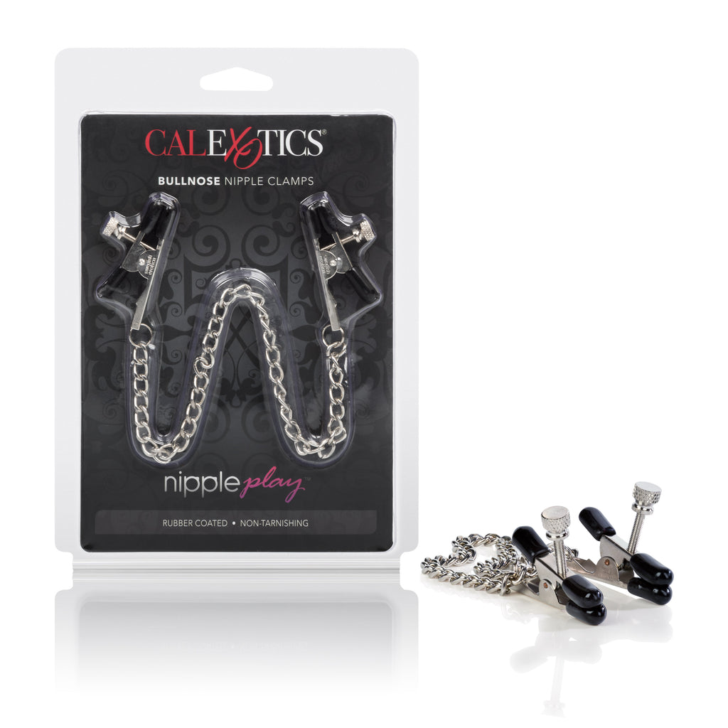 Nipple Play Bull Nose Nipple Clamps by CalExotics from LoveMart Co.