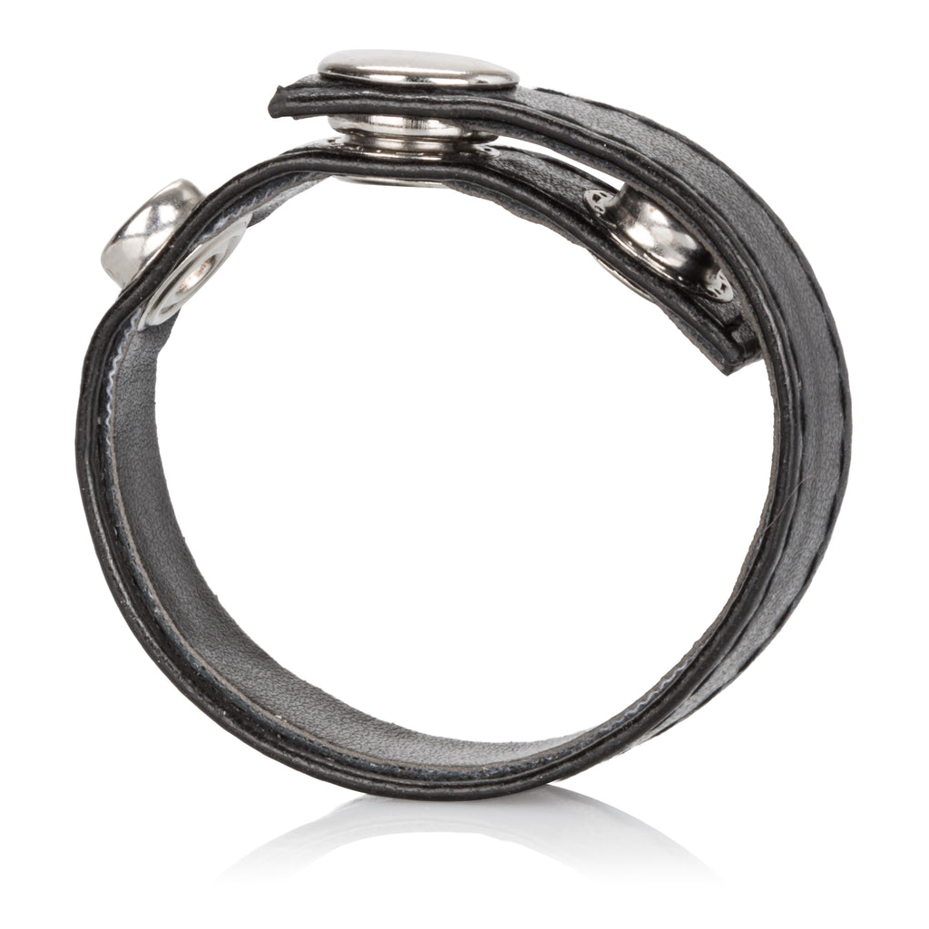 Leather 3-Snap Ring by CalExotics from LoveMart Co.