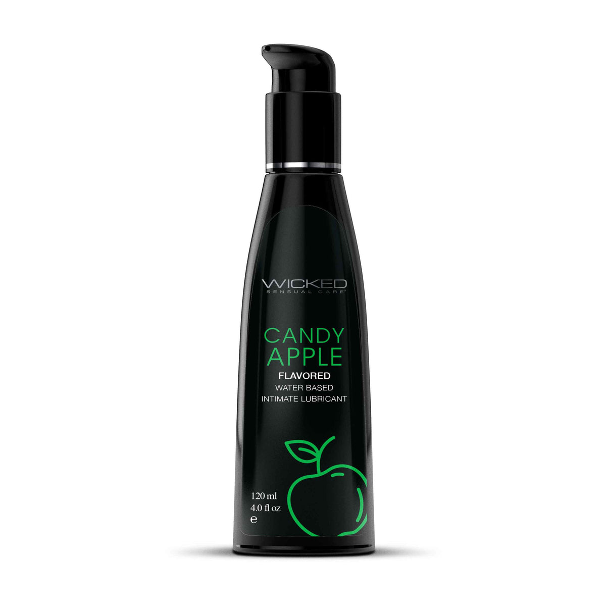 Candy Apple Flavored Water Based Intimate Lubricant - 4 Fl. Oz. by Wicked Sensual Care from LoveMart Co.