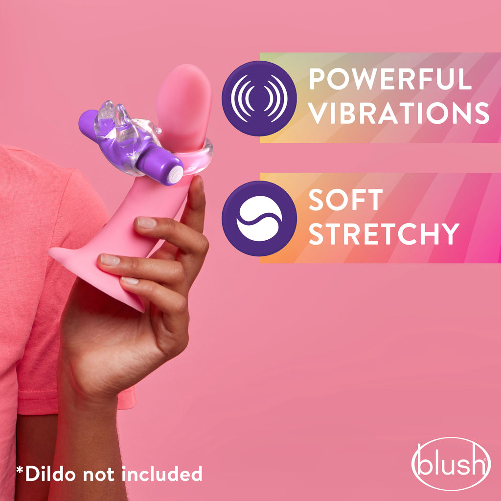 Play With Me Bull Vibrating C-Ring by Blush from LoveMart Co.