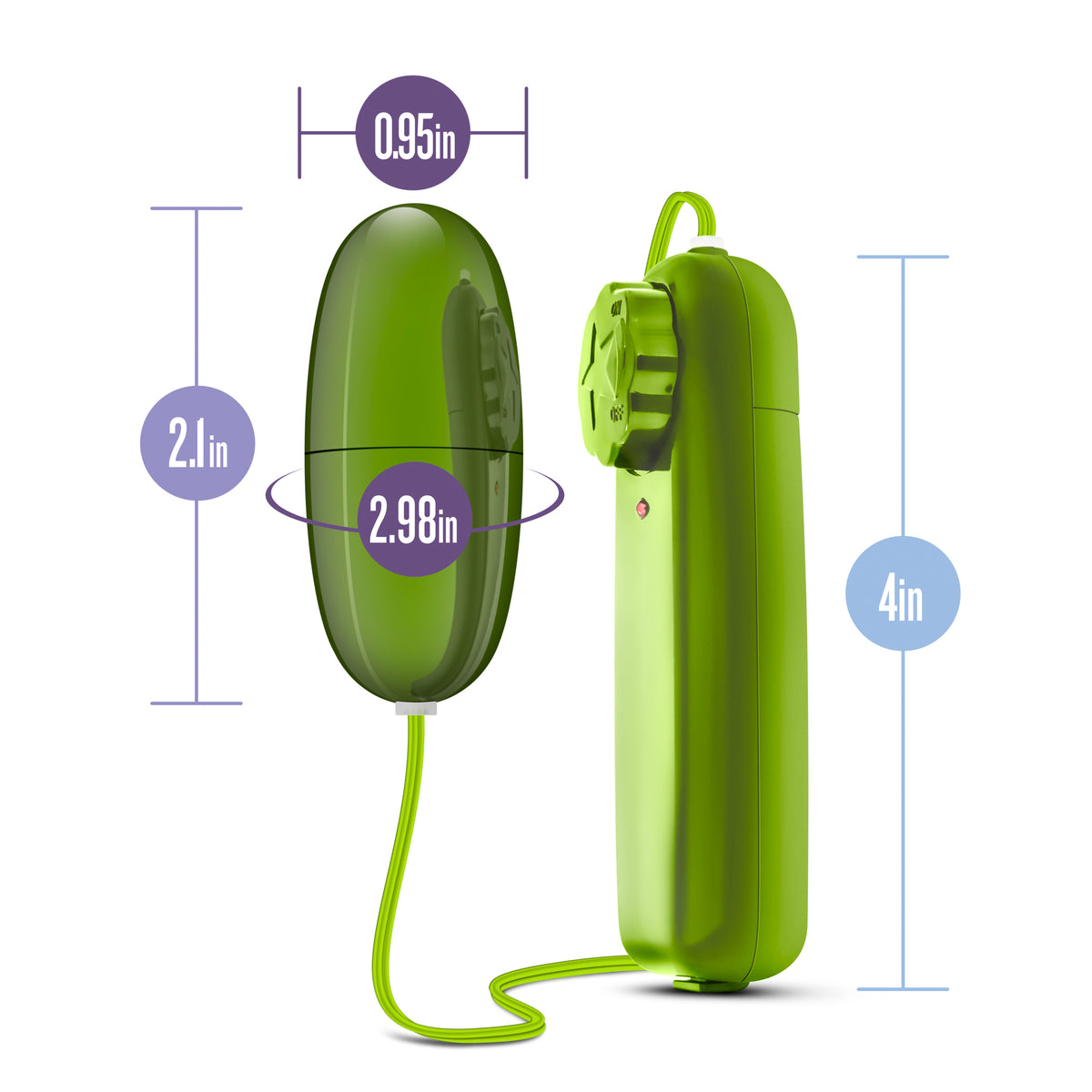 B Yours Power Bullet - Lime by Blush from LoveMart Co.