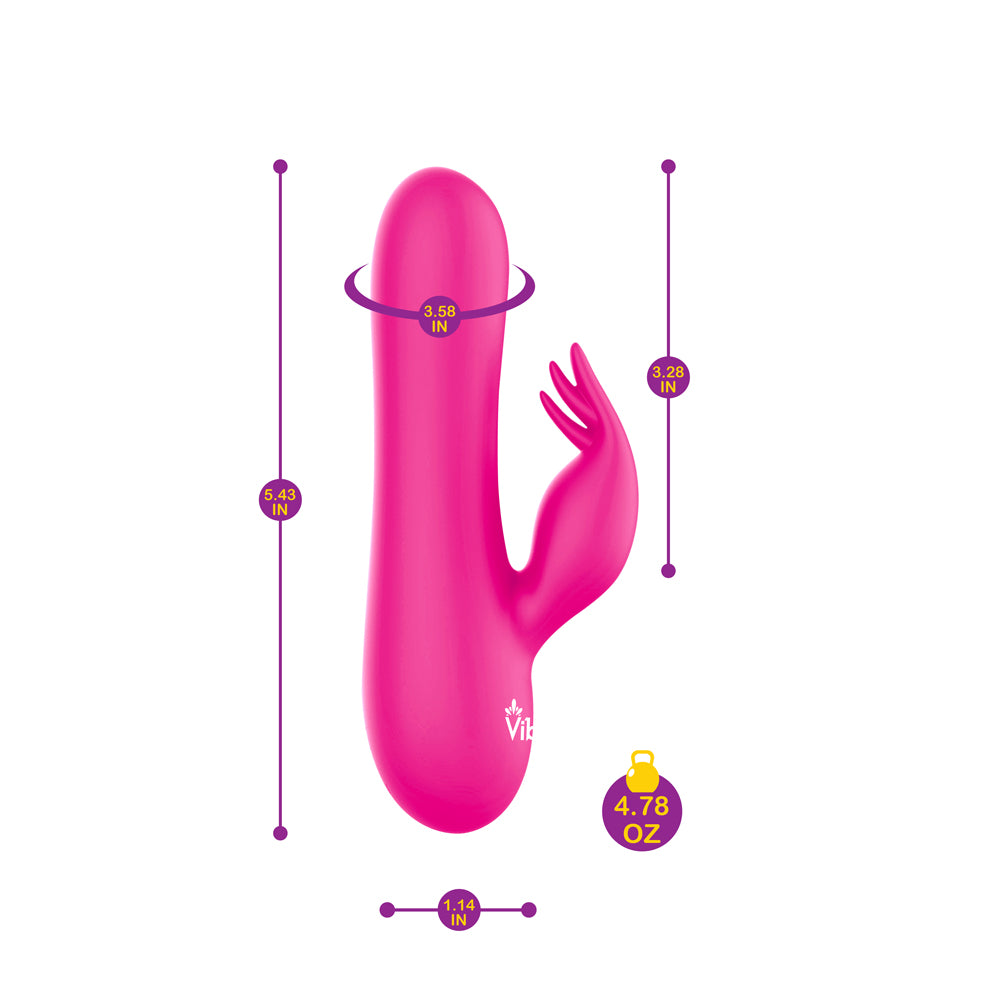 Freyja Mini Triple Ticklers Rabbit Vibe - Hot by Viben from LoveMart Co.