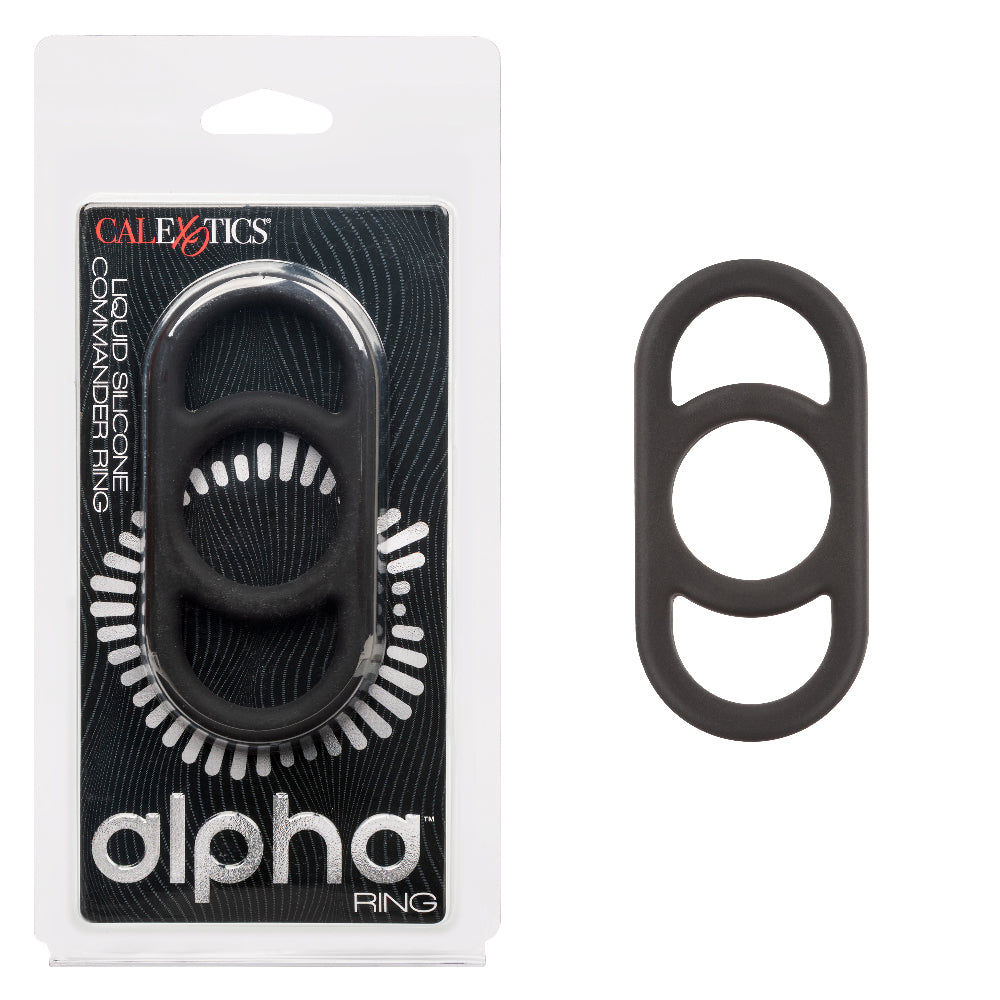Alpha Liquid Silicone Commander Ring by CalExotics from LoveMart Co.
