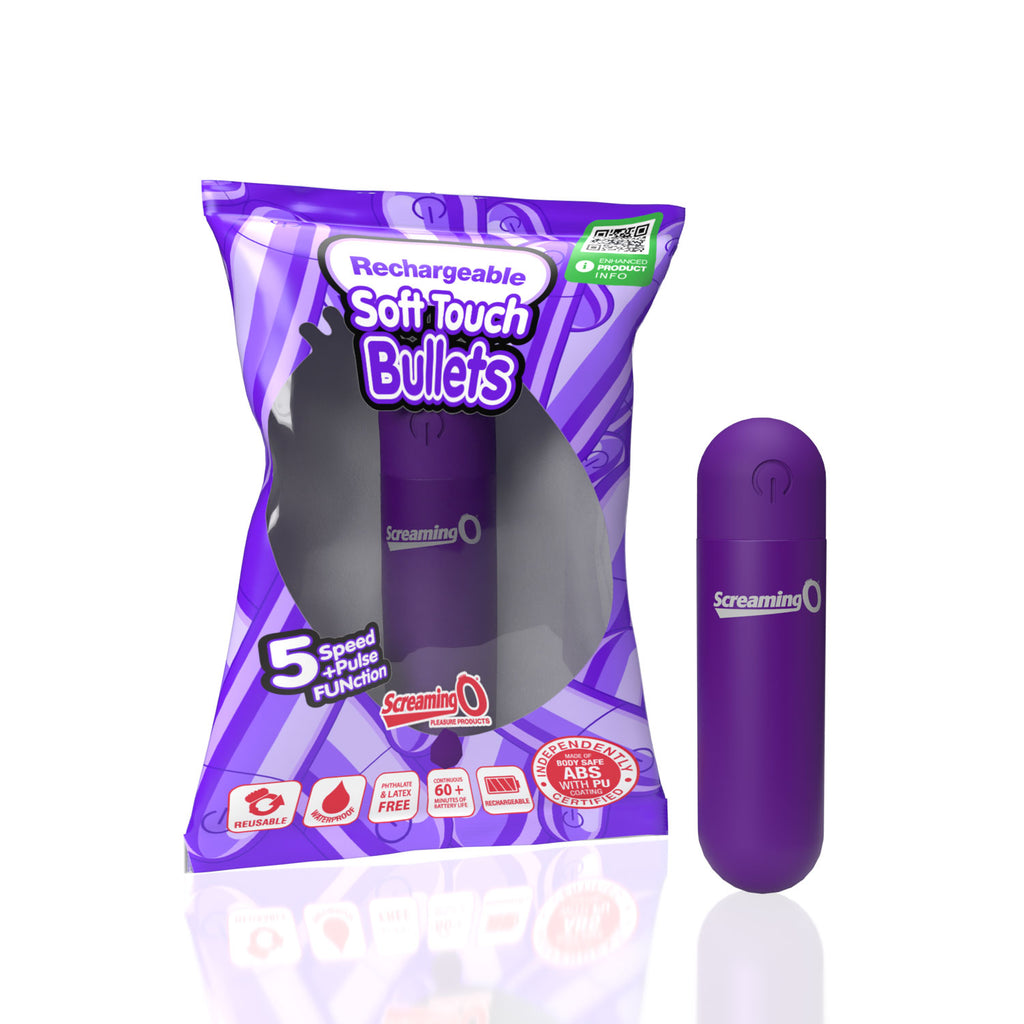 Screaming O Soft Touch Rechargeable Bullet by Screaming O from LoveMart Co.