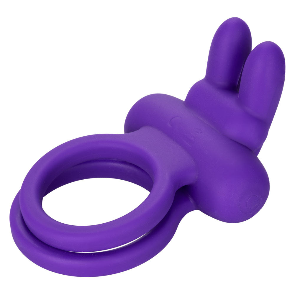 Silicone Rechargeable Dual Rockin' Rabbit Enhancer by CalExotics from LoveMart Co.