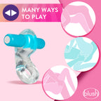 Play With Me Delight Vibrating C-Ring by Blush from LoveMart Co.